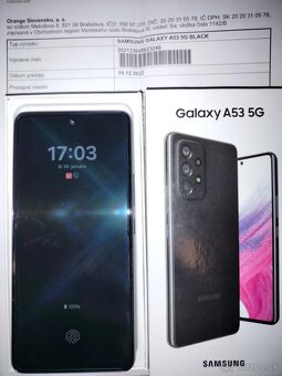 Predám Samsung A53 5g Black top stav - 12