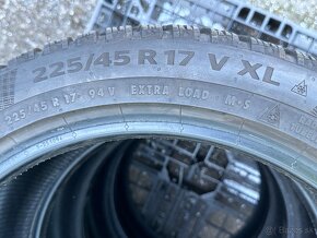 PREDÁM 4 kusy zimné pneumatiky CONTINENTAL 225/45 R17 94V XL - 12