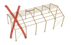 Oceľová konštrukcia haly 8x12x4 m Garáž - 12