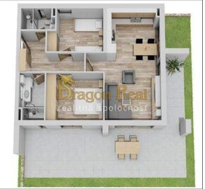 CHORVÁTSKO – PREDAJ – 3 Izbový apartmán – HVAR Z2B a Z3B - 12