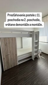 Sťahovanie, preprava, vynáška do bytov, dovoz materiálu - 12