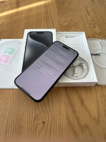 iPhone 15 Pro 128 gb Black Titanium v záruke - 12