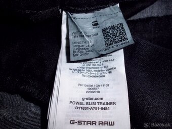 G-Star Raw pánske športové chino nohavice elastan L-XL - 12