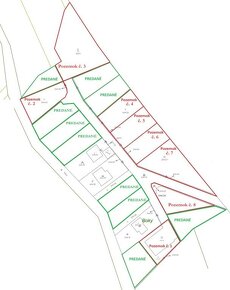 Predaj: Stavebný pozemok  565 m2 (č.6) s vybudovanými IS v O - 12