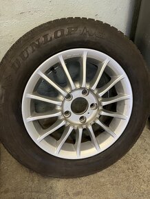 Mercedes zimné 195/65 r15, disky 15x6,5j, 5x112 - 12