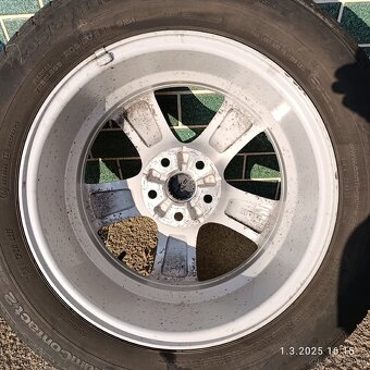 Alu kolesa 6.5x16 et39 + letné 205/60 R16 - 12