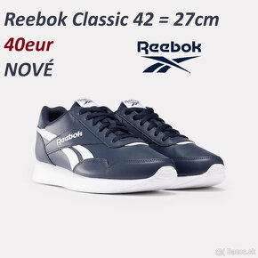 Šľapky Reebok, Tenisky Reebok Classic Sneakers - 12