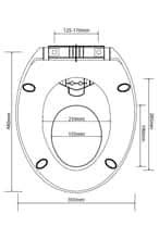 Rodinná wc doska so zabudovaným detským ergonomickým sedátko - 12