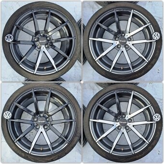 5x112 Chróm & Black Audi VW Škoda Seat 225/40 R18 - 12