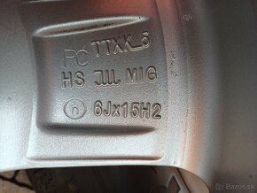 hlinikové disky Skoda,Vw,Seat,--6Jx15-ET-38--5x100 - 12