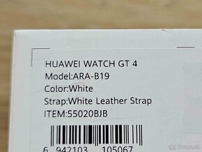 Huawei Watch GT 4 41 mm White Leather Strap, top stav,zaruka - 12