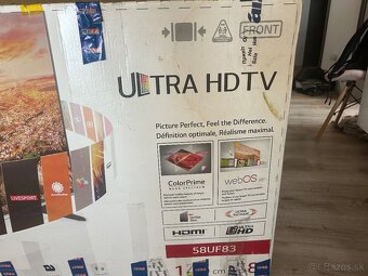 LG 58” ULTRA HD TV 58UF83 - 12