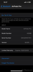 AirPods Pro 2 + AppleCare a záruka - 12
