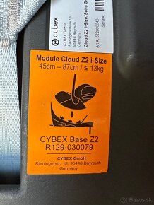 Autosedacka Cybex Cloud Z2 i-size - 12