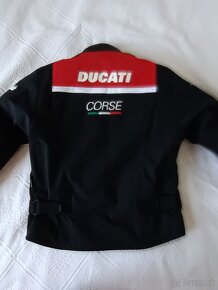 DUCATI CORSE Dainese tex bunda velkost 52 s vlozkou - 12