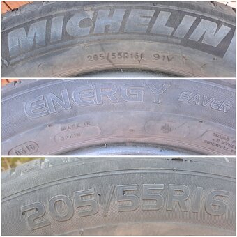 205/55 R16 ZIMNÉ 6mm Goodyear - Michelin V-dezén aj LETNÉ - 12