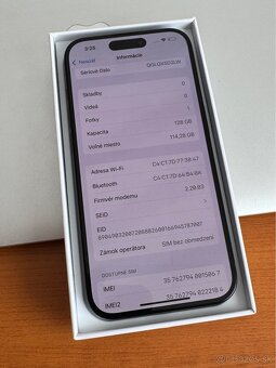 iPhone 15 Pro 128GB Blue Titanium - ako nový, bez skrabanca - 12