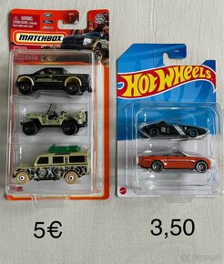 70ks Hot Wheels / Matchbox (znížená cena) - 12