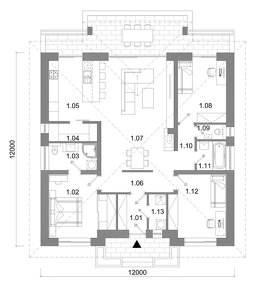 Na predaj novostavba 4 izbového rodinného domu, Šurany - 12