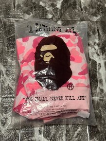 Bape Shark Hoodie Mikina Pink - 12