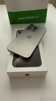 iPhone 15 Pro 128 GB Natural Titanium / záruka 18 mesiacov - 12