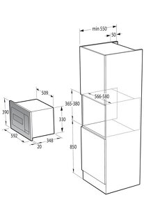 NOVA VSTAVANA MIKROVLNÁ RÚRA GORENJE BM235SYW - 12