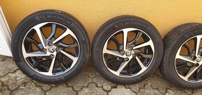 Toyota yaris letná sada 4x100 r16 michelin pneu 195/55 r16 - 12