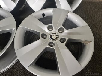 ŠKODA 5X112 R16 ORIGINALNE-ALU-DISKY - 12