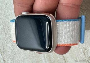 Apple Watch 9 45 Starlight (záruka:12.8.2025,batéria:100%) - 12