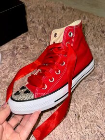 converse mickey mouse shoozers crystals vysoke tenisky - 12