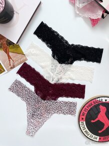 Victoria’s Secret PINK tanga nohavičky M - 12