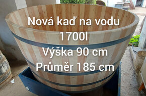 Dřevěné sudy a kádě od 100l - 1700l na vodu atd. - 12