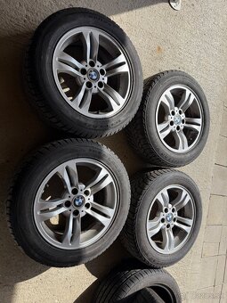 17" hliníkové disky z BMW X3, 5x120 rozteč, zimné 235/55 R1 - 12