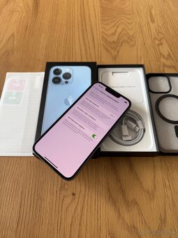 iPhone 13 Pro 128 gb Sierra Blue v záruke + príslušenstvo - 12