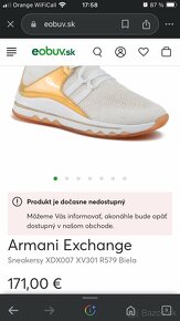 Armani Exchange sneakers veľ.38 - 12