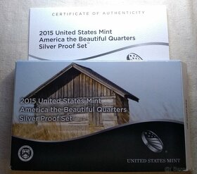 8x Strieborných proof sád "America the Beautiful" 2010-2017 - 12