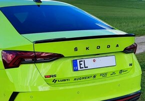 SKODA OCTAVIA 4 IV spoiler kridlo lipko na kufor - 12