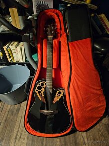 Ovation CE44-5 Celebrity Elite Black Elektroakustická gitara - 12