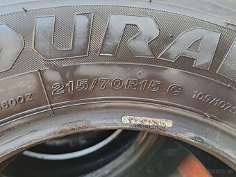 Letné pneu Bridgestone Duvaris 215/70 R15 C DOT 2121 - 12