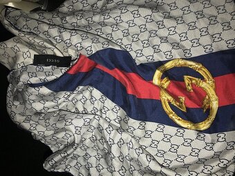 GUCCI originál 100%silk damska satka - 12