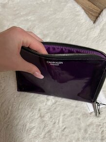 Calvin Klein fialová veľká peňaženka - 12