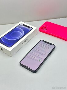 iPhone 12 MINI 64GB BLACK NOVÁ BATÉRIA PRÍSLUŠENSTVO - 12