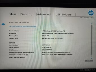 HP EliteBook 845 G8 Ryzen 5 Pro, 24GB RAM, 256GB SSD - 12