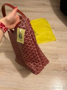 Goyard kabelka Bohéme Hobo - burgundy (GO2) - 12