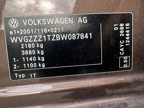 Volkswagen VW Touran 1.6 TDI 77kw CR Navi,PDC,Nové tlmiče - 12