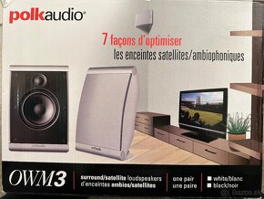 Polk Audio OWM3, ako nove, komplet balenie, atmos/surround - 12