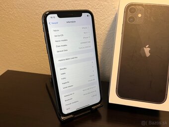 iPhone 11 128Gb Black 100% Zdravie Batérie - 12