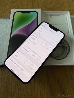 iPhone 14 Midnight 128gb + komplet príslušenstvo - 12