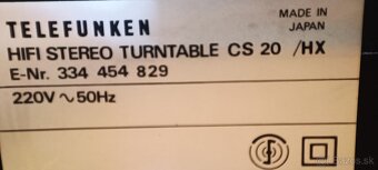 Telefunken CS 20 - 12