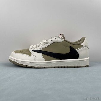 NIKE AIR JORDAN 1 LOW MEDIUM OLIVE TS - 12